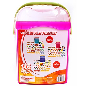 90 piece play food set