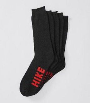 Men's 5 Pack Work Technology Hike Socks - Black