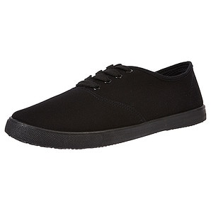 target black canvas shoes