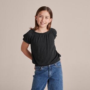 Girl Cropped Jersey Top - SG2601007