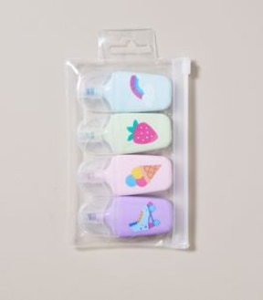 4 Pack Mini Highligters