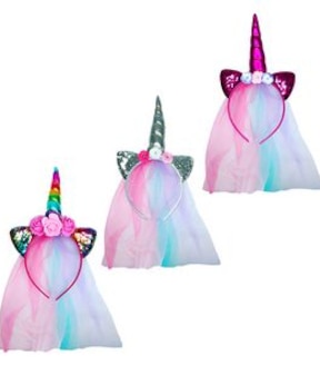 All Dressed Up Unicorn Headband Assorted