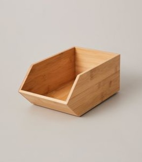 Bamboo Stackable Basket - Large