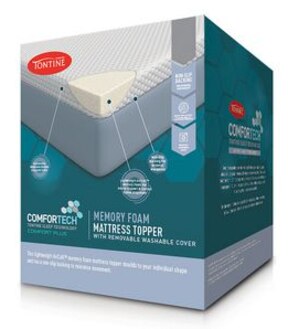Tontine Comfortech Memory Foam Mattress Topper