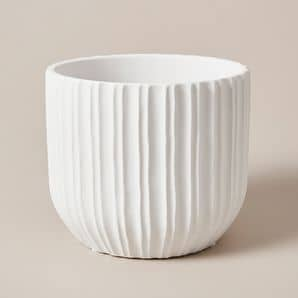 Ribbed Planter Pot - Large – Target Australia