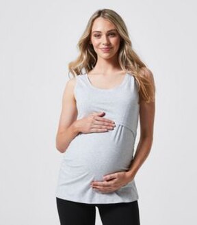 Maternity Organic Cotton Nursing Tank