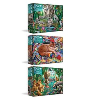 Regal - Animal Series - 1000 Piece Jigsaw Puzzle  - Assorted*