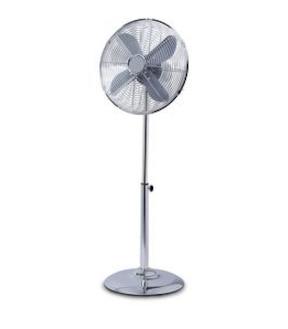Celsius 40cm Chrome Pedestal Fan CELPF200