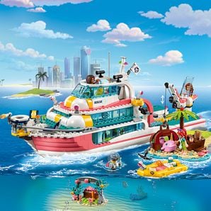 LEGO® Friends Rescue Mission Boat 41381 Target Australia
