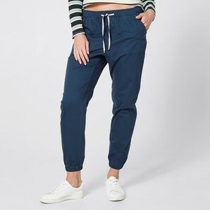 Piping Hot Woven Jogger - Navy Blue 