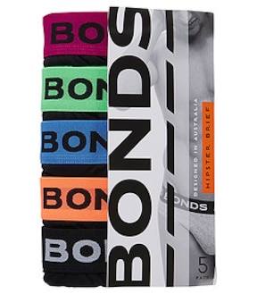 Bonds 5 Pack Hipster Briefs; Style: M8DMTX
