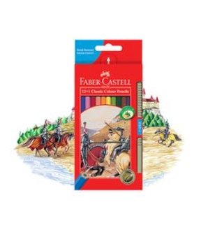 Faber Castell 12 Pack Classic Colour Pencils