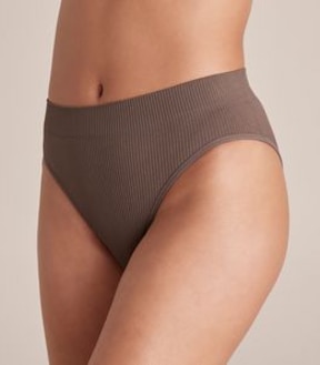 Lily Loves Ribbed Seamfree Hi-Waisted Bikini Briefs; Style: LHB52386