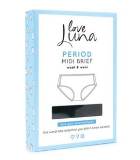 Love Luna Period Midi Briefs; Style: LLUWPBMI