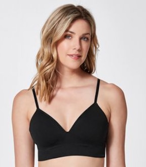 Ambra Longline Padded Bra - Black