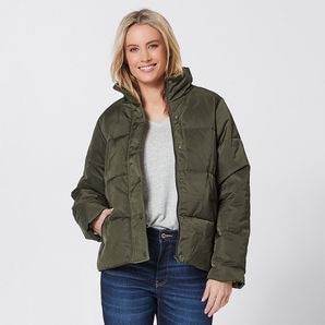 womens puffer jacket target