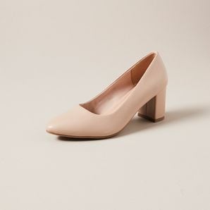 Womens Marnie Block Heels - Nude | Target Australia