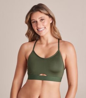 Low Impact Cross Back Sports Crop Top; Style: LCT53756