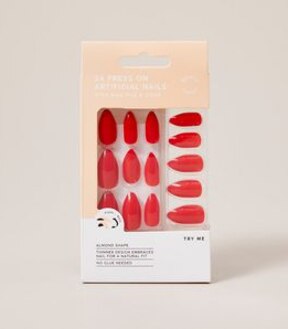 24 Press-On Artificial Nails