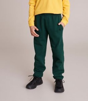 School Cuffed Fleece Trackpants