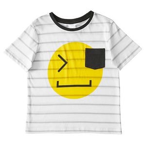 Short Sleeve Smiley Face T-Shirt | Target Australia