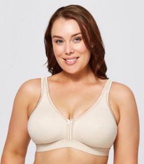 Emerson Women's Wirefree Lace Bra - White - Size 20DD