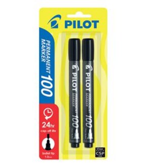 2 Pack Pilot Permanent Markers