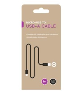Micro USB to USB-A 1m Cable