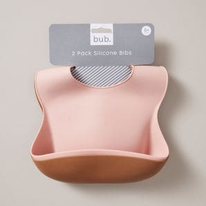 bub. 2 Pack Baby Silicone Bibs – Target Australia