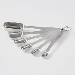 6 Stainless Steel Measuring Spoons – Target Australia