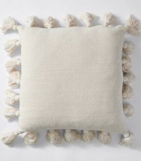 Textured Tassel Cushion