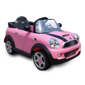 MINI Cooper 6V Pink Ride On Car | Target Australia