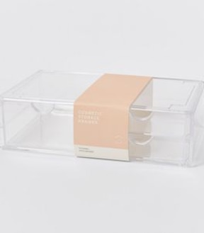 Cosmetic Storage Large Stackable Trio Drawers
