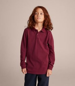 Long Sleeve Polo Top