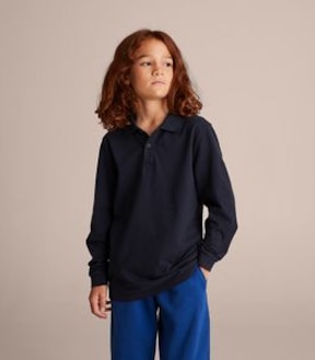Long Sleeve Polo Top