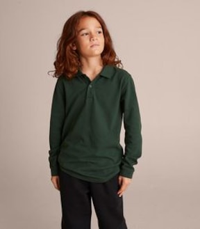 Long Sleeve Polo Top