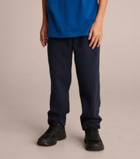 School Cuffed Fleece Trackpants
