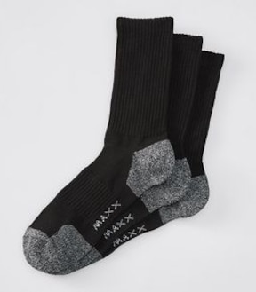 Maxx 3 Pack Performance Crew Socks