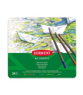 Derwent Academy 24 Pack Watercolour Pencils