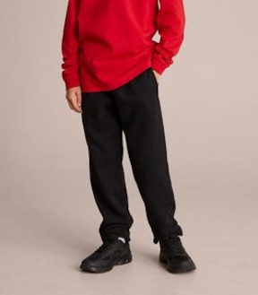 School Cuffed Fleece Trackpants