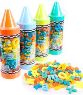 Crayola 128 pcs Magnetic Letters & Numbers