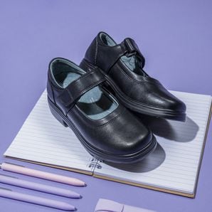 Kids Gro Shu Mary-Jane Leather School Shoes product image