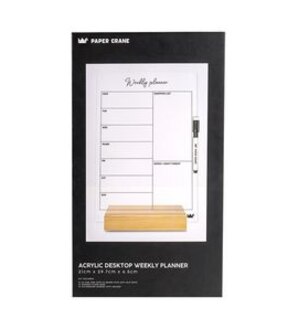 Paper Crane A4 Acrylic Desktop Weely Planner