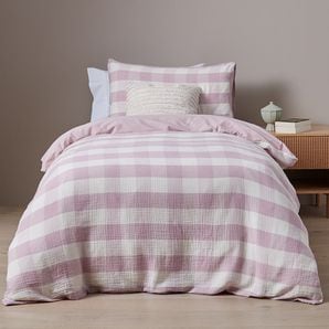 Remi Gingham Quilt Cover Set – Target Australia