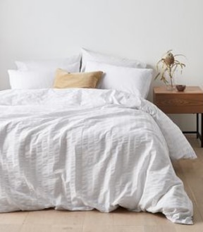 Greer Seersucker Quilt Cover Set