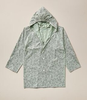Kids Raincoat - Ditsy - Green