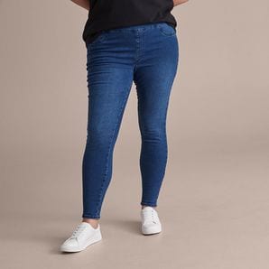 Curve Full Length Denim Jeggings 