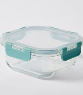 510ML Glass Square Food Container with Lid