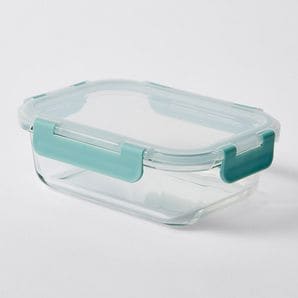 640ML Glass Rectangle Food Container with Lid – Target Australia