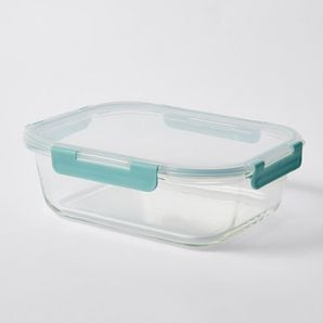 2260ML Glass Rectangle Food Container with Lid – Target Australia